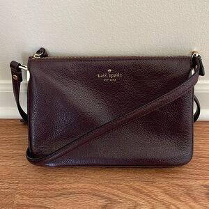 Kate Spade Burgundy Crossbody Bag